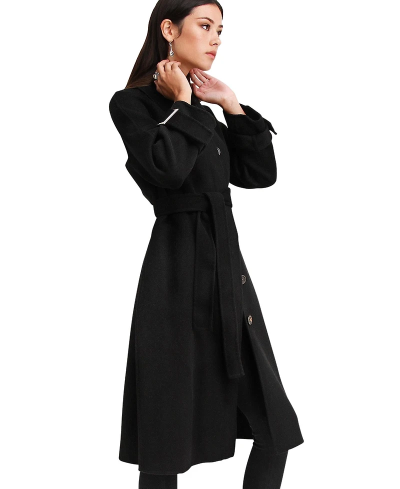 Belle & Bloom Women's Shore To Belted Wool Coat