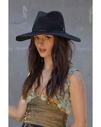 Peter Grimm Zina Wool Felt Adjustable Wide Brim Hat