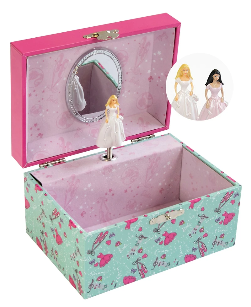 Mele & Co Barbie Ballet Musical Ballerina Jewelry Box