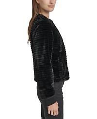 Andrew Marc Sport Women's Ribbed Faux-Fur Jacket