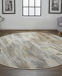 Feizy Parker 3704F 7'9"x7'9" Round Area Rug
