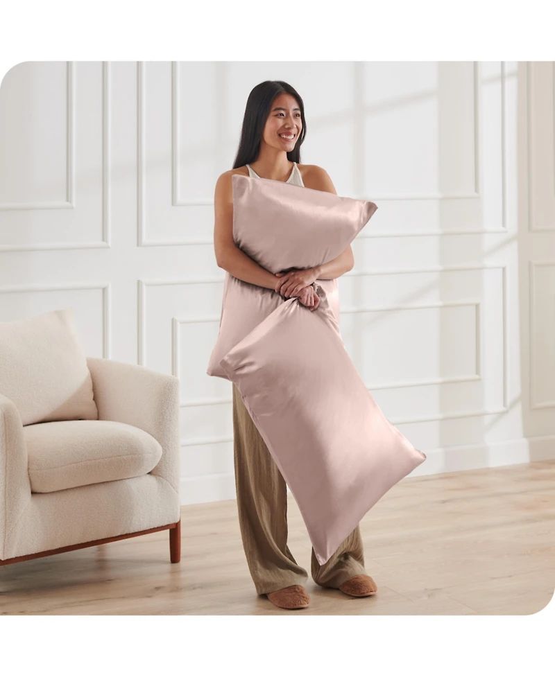 Bare Home Satin Pillowcases Standard