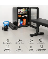 Cooluli Decor 2.4 CuFt Glass Door Beverage Cooler