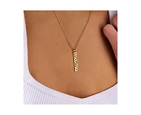 Mama Pendant Charm Necklace in 14K Gold-Plated Sterling Silver