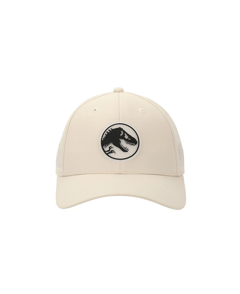 Jurassic Park Men's T-Rex Silhouette Adult Tan Traditional Adjustable Hat