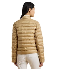 Lauren Ralph Lauren Women's Snap-Front Stand-Collar Packable Coat