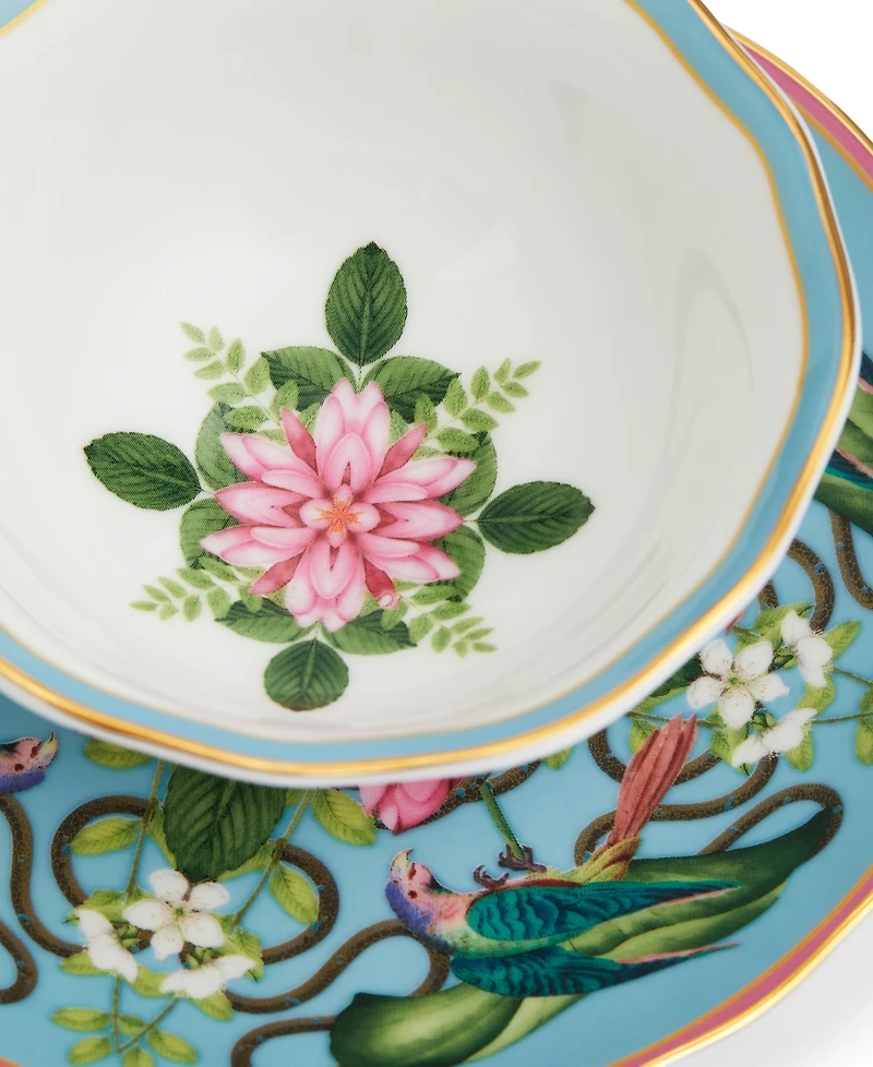 Wedgwood Wonderlust Menagerie 2 Piece Teacup Saucer Set