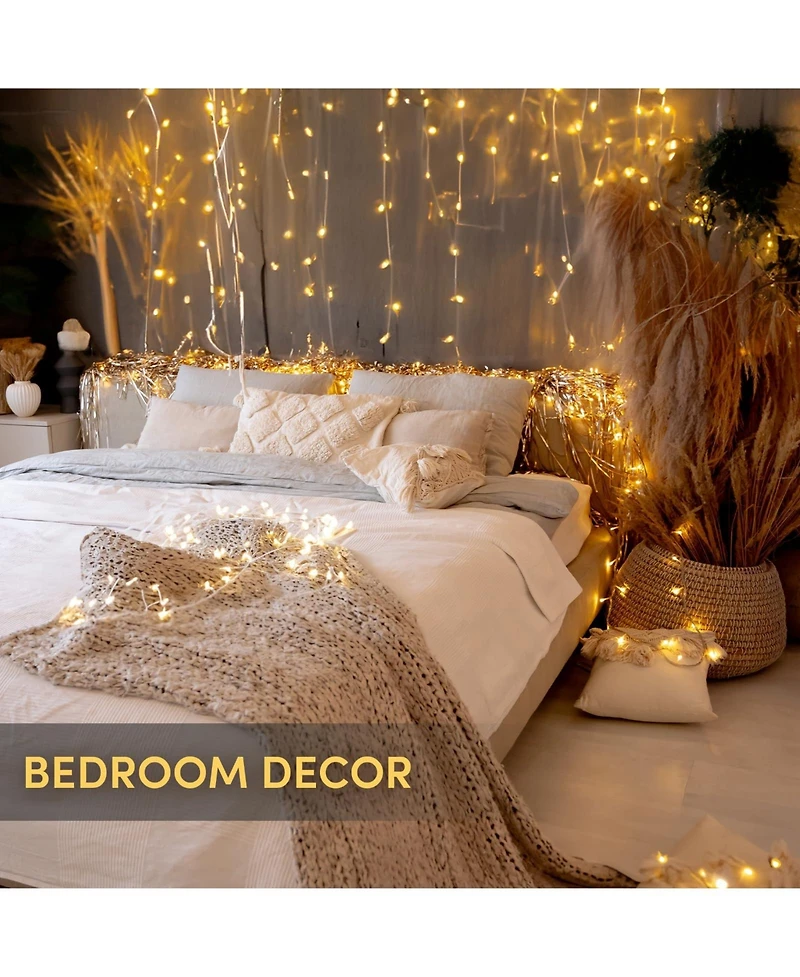 Twinkle Star Led Usb String Light Waterproof Indoor Outdoor Party Decor - 66 ft