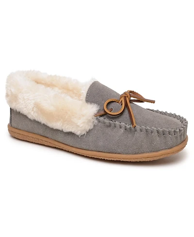 Minnetonka Women's Camp Collar Moc Slipper