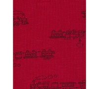 Carter's Baby Boys Train Hooded Thermal Bodysuit & Pants, 2 Piece Set