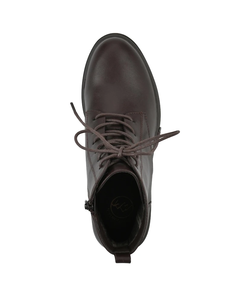 White Mountain Women's Tappy Lug Sole Combat Boots