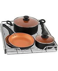 Florida Brands Pull Out Cabinet Organizer with Chrome Finish 17 x 21 In