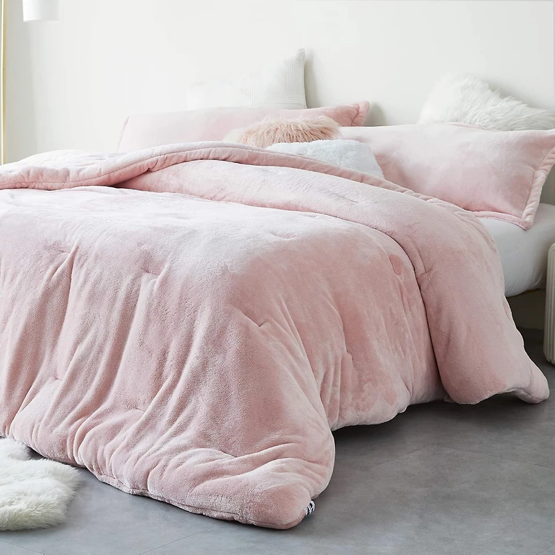 Coma Inducer Oversized Comforter Set - Me Sooo Comfy - Rose Quartz