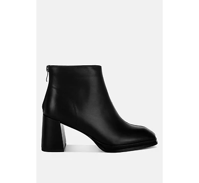 Armada Genuine Leather Square Toe Boots
