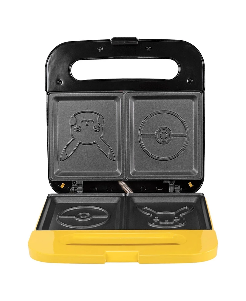 Uncanny Brands Pokemon Pikachu Sandwich Maker - Small Kitchen Appliance
