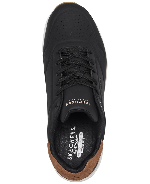 Shop Skechers Men's Uno Suited On Air Memory Foam Wide-Width