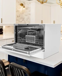 Farberware 6-Piece Professional Countertop Dishwasher FCD06SDWHT
