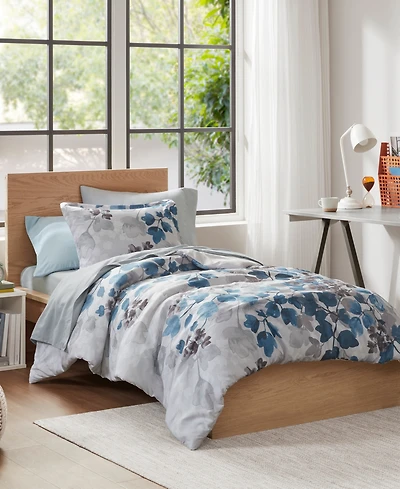 Madison Park Essentials Alexis Botanical Leaf 6-Pc. Comforter Set