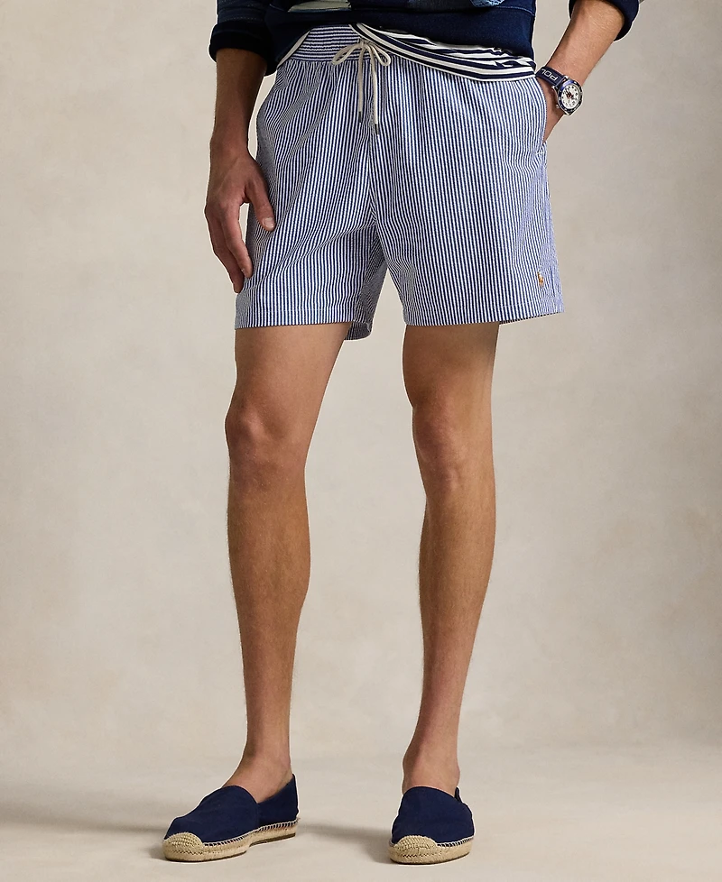 Polo Ralph Lauren Men's 5-3/4" Traveler Classic Striped Swim Trunk
