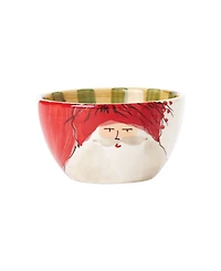 Vietri Old St. Nick Assorted Cereal Bowls, Set of 4