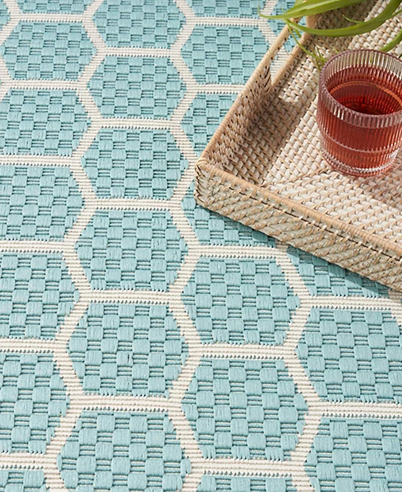 Nourison Home Twist Reversible TWS01 2'2"x8' Runner Area Rug