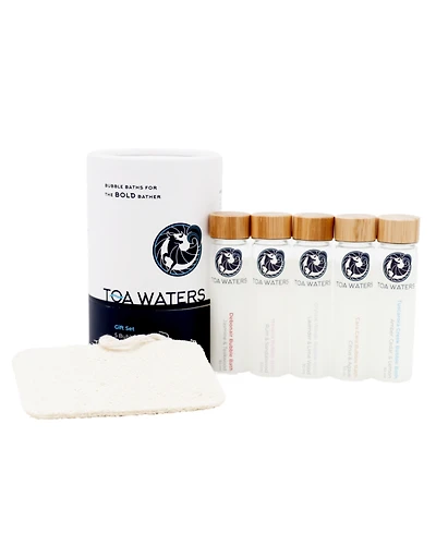 Toa Waters - Liquid Bath Bombs and Bath Accessory Surprise Gift Set