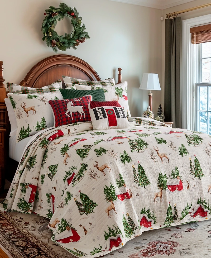 Levtex Tatum Pines Reversible 3-Pc. Bedspread Set
