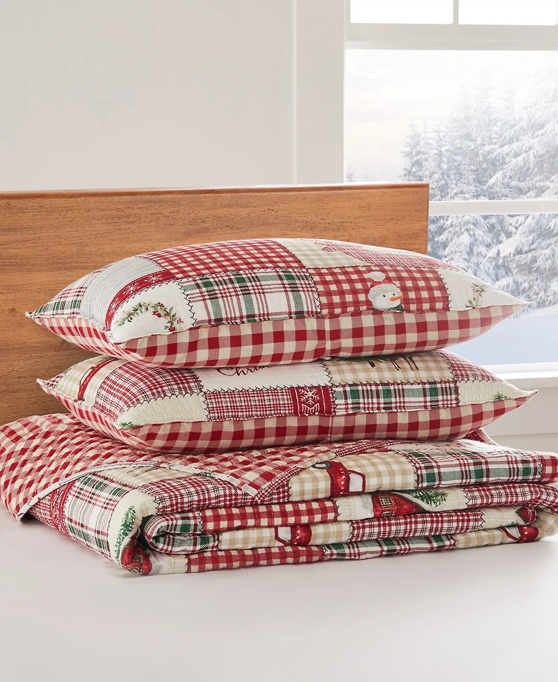 Levtex Home For Christmas Reversible 3-Pc. Bedspread Set