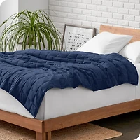 Bare Home Weighted Blanket, 30lbs (80" x 87") - Cotton