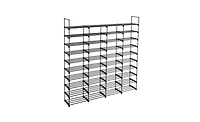 10-Tier Shoe Rack Organizer – Stackable Shoe Storage Shelf for 80 Pairs, Ideal for Entryway or Closet