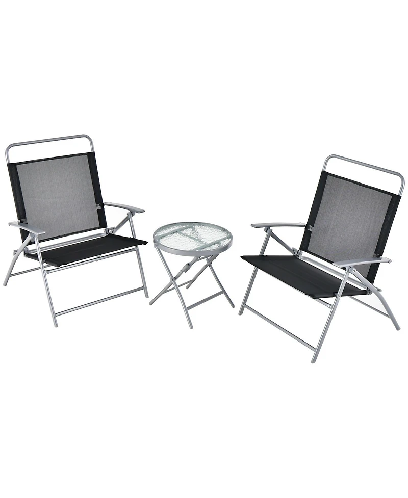 3 Pieces Patio Foldi
