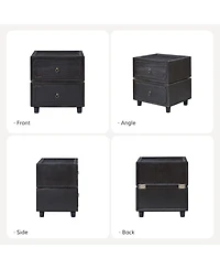 Hulala Home Scipione Transitional 2 - Drawer Nightstand with Multiple Configurations