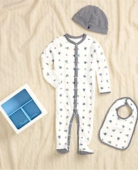 Polo Ralph Lauren Baby Boys Bear Cotton 3 Piece Gift Set