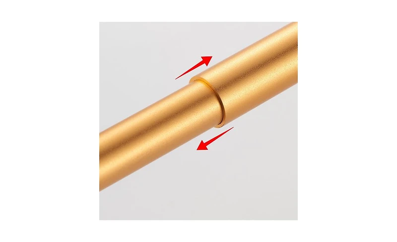 Slickblue Adjustable Expandable Towel Bar for Bathroom and Kitchen, Thick Space Aluminum Wall-Mount Design