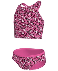 Nike Big Girls Spider-Back Midkini Swimsuit, 2 Piece Set