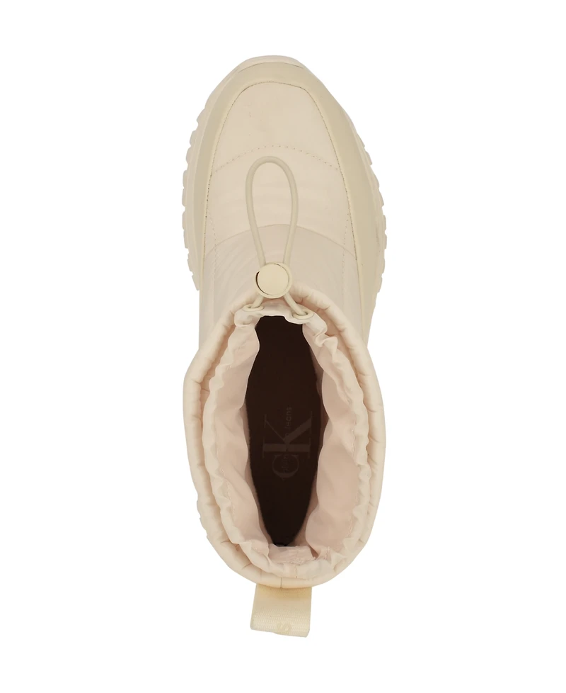 Calvin Klein Women's Nelsa Round Toe Casual Lug Sole Booties