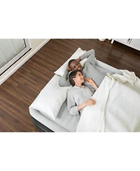Sealy Tritech Queen Sized 20" Air Mattress Bed 2 Person w/Built-In Ac Pump & Bag