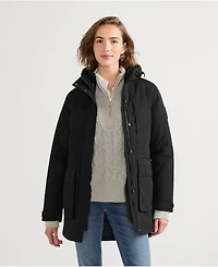 Lands' End Women's Squall Waterproof Insulated 3 1 Winter Parka