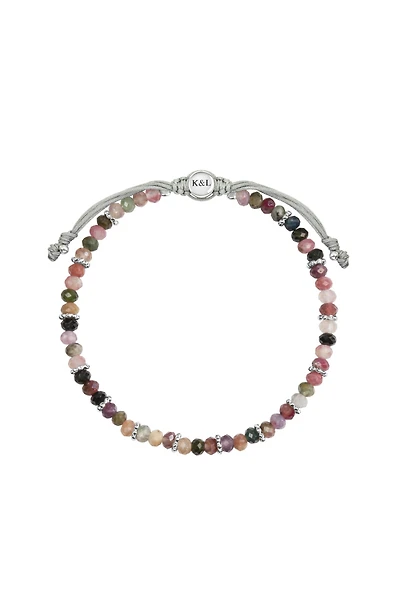 Lavish Blessings Tourmaline Macrame Bracelet
