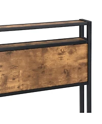 King Size Metal Bed Frame with Headboard & Usb