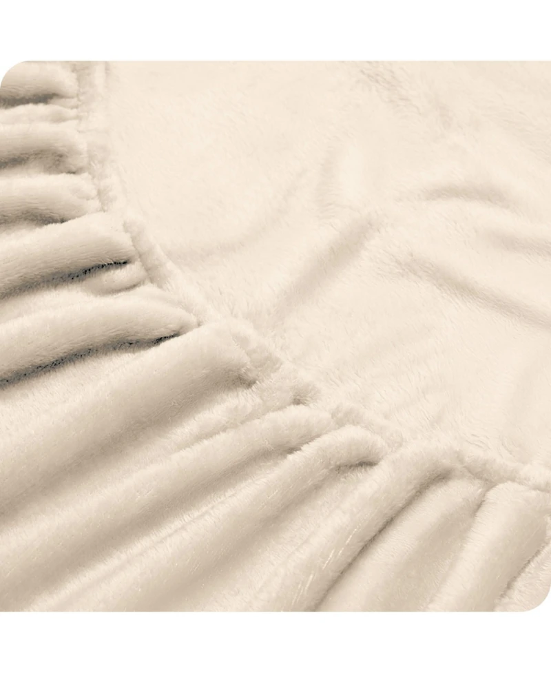 Bare Home Micro plush Fleece Queen Sheet Set