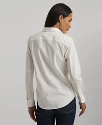 Lauren Ralph Petite Non-Iron Straight-Fit Shirt
