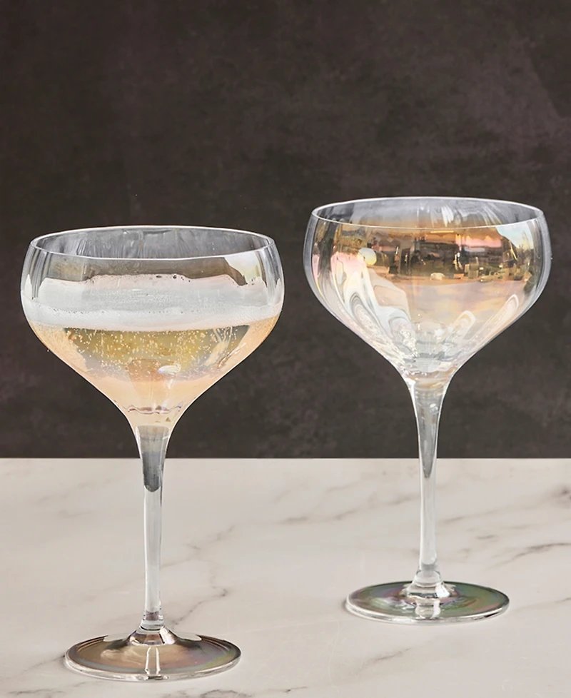 Anton Studio Designs Palazzo Champagne Coupes, Set of 2