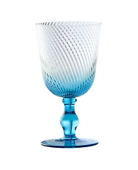 Anton Studio Designs Swirl Wine Glasses, Set of 4