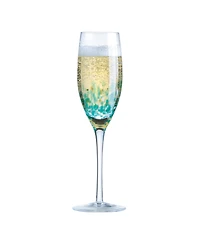 Anton Studio Designs Speckle Champagne Flutes, Set of 4