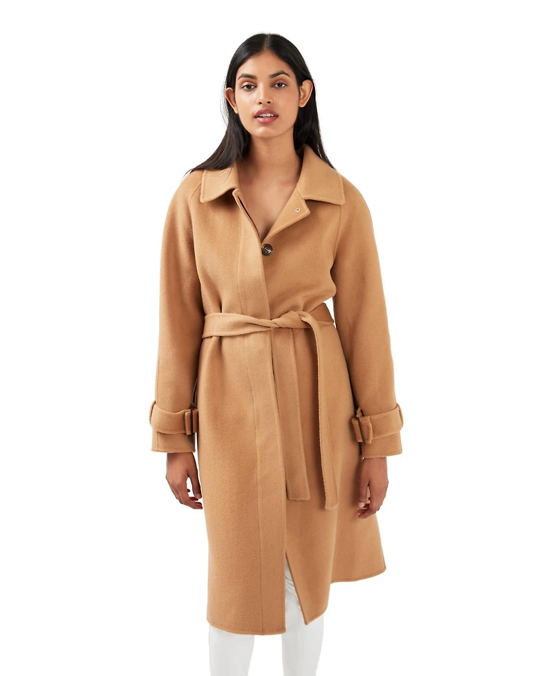 Belle & Bloom Women's Shore To Belted Wool Coat