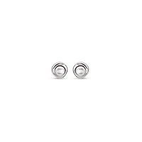 UNOde50 Sterling Silver Metal Clad Stud Earrings