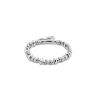 UNOde50 Sterling Silver Heart Padlock Metal Clad Bracelet
