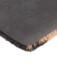 Vcny Home Pumpkin Stripe Halloween Coir Outdoor Doormat, 18" x 30"