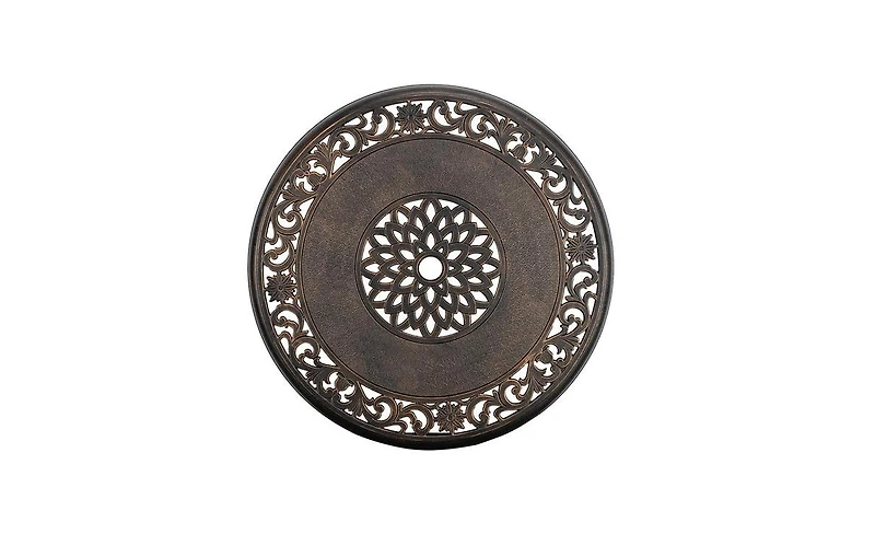 Slickblue 32-Inch Outdoor Cast Aluminum Round Dining Table